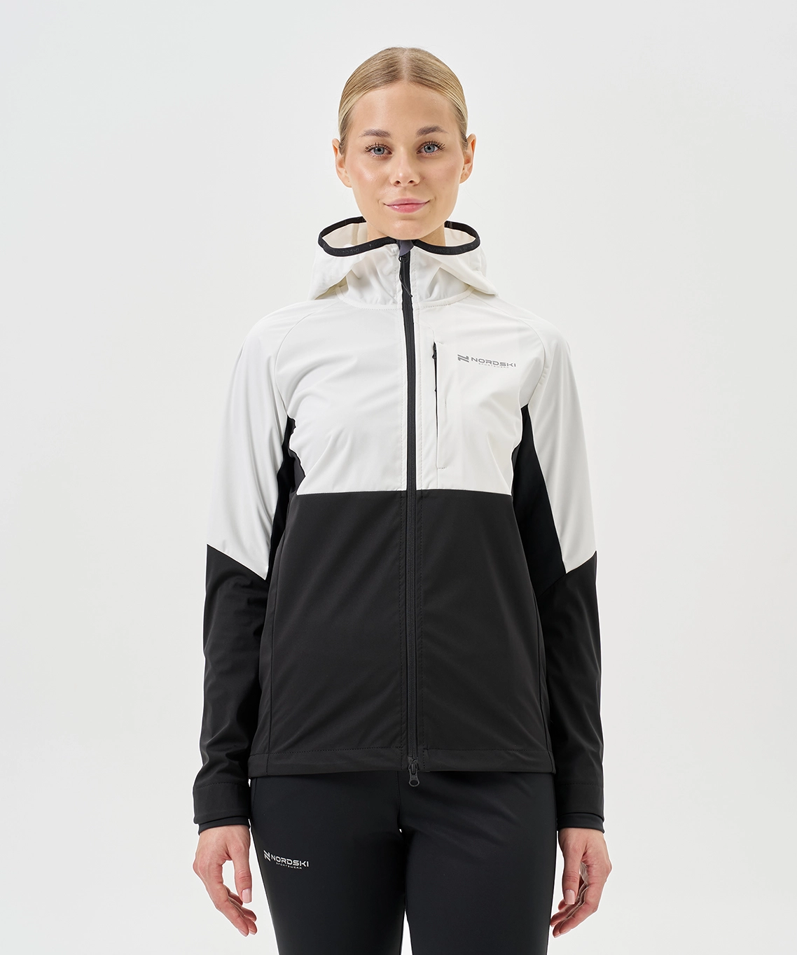 Тренировочная куртка Nordski PRO TOUR HOOD Black W