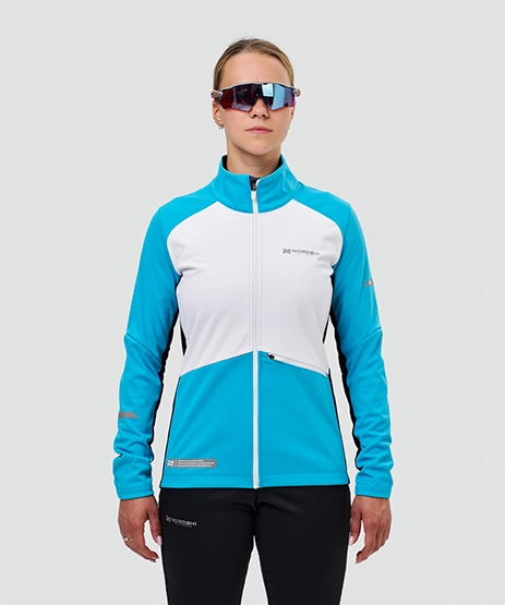 Тренировочная куртка Nordski Pro 2.0 Pearl Blue/Ice Mint W
