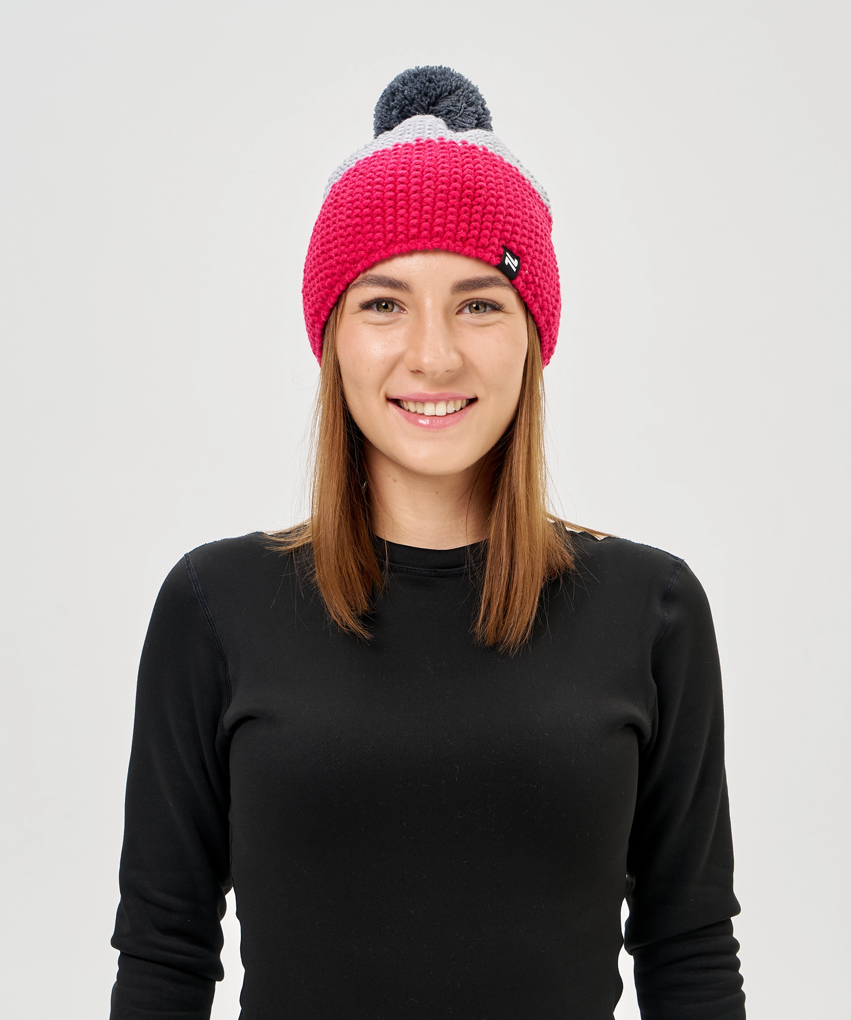 Шапка Nordski Frosty Pink/Grey