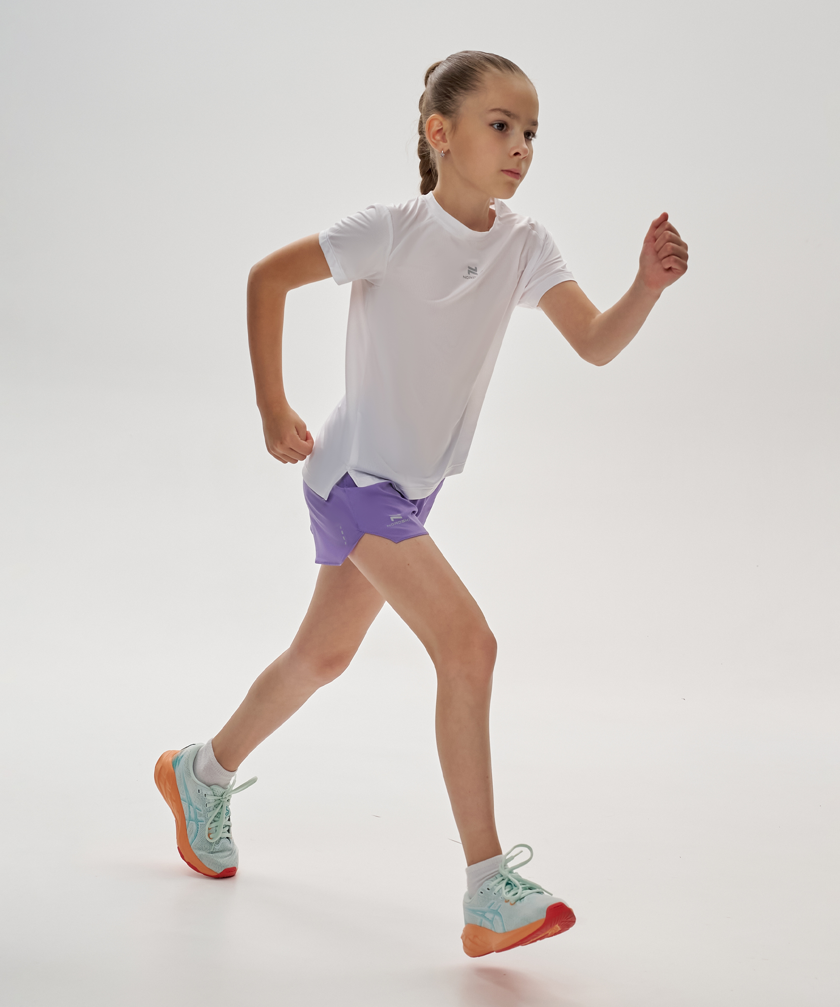 Шорты Nordski Jr. girl Run 2.0 Purple