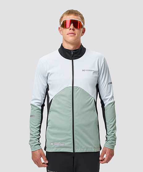 Тренировочная куртка Nordski Pro 2.0 White/Black/Red