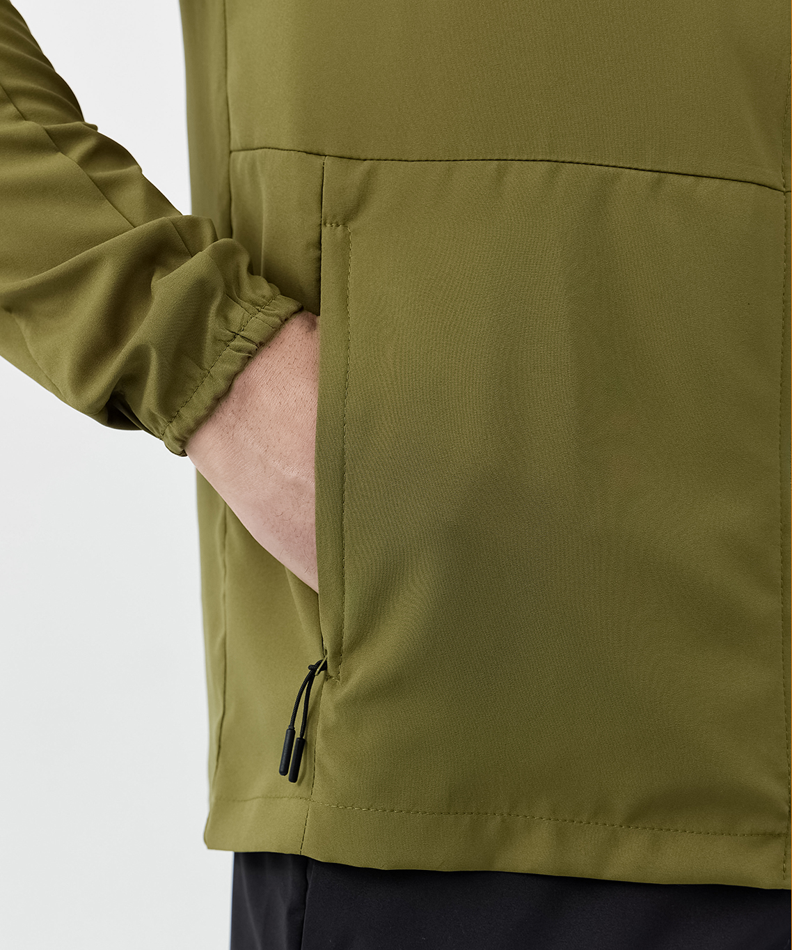 Ветровка беговая Nordski Light Cross Olive