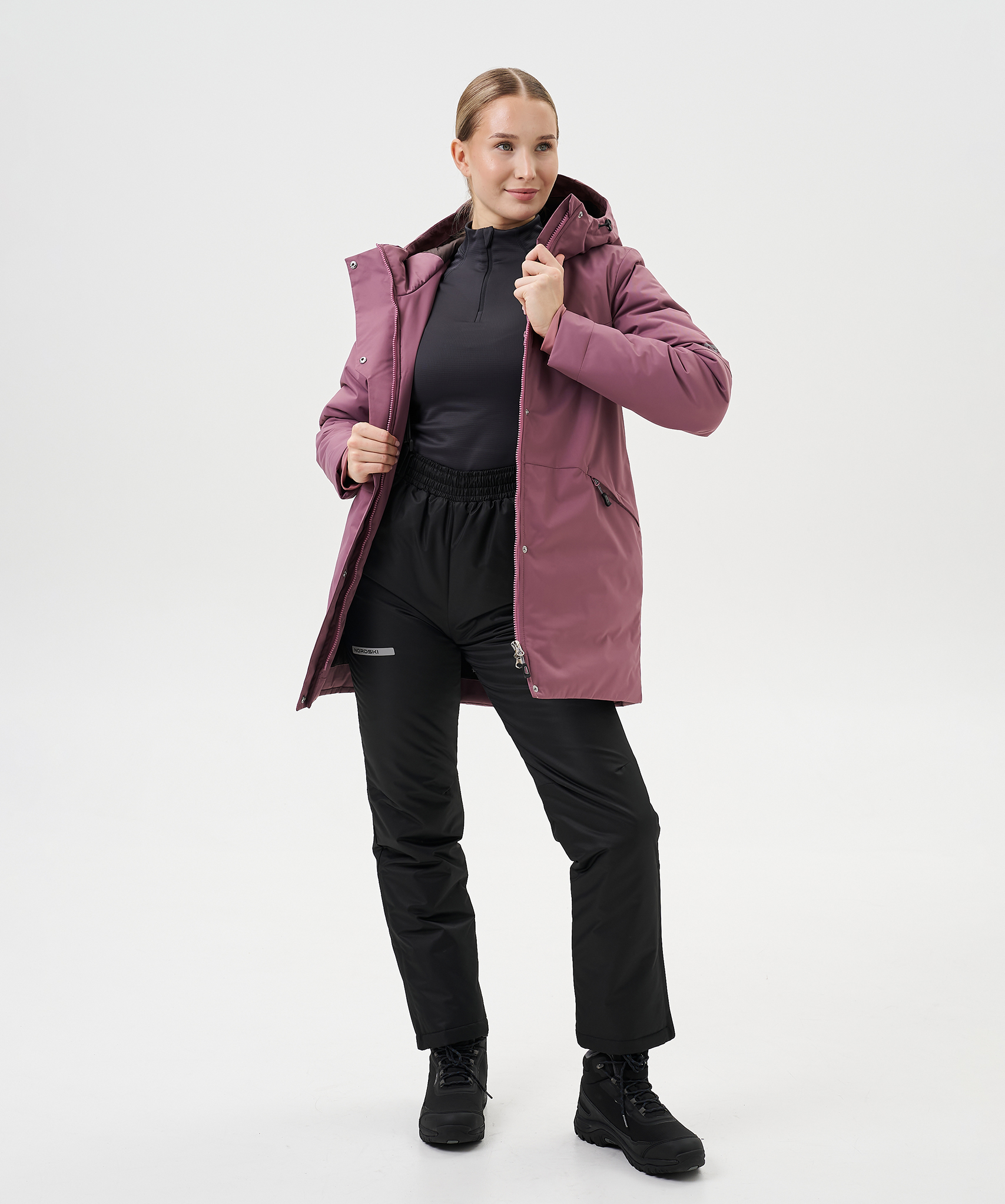 Утепленная куртка Nordski Coach Lilac W