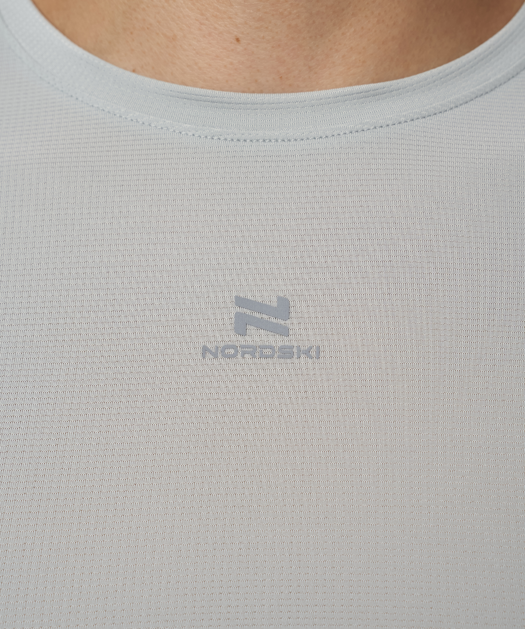 Футболка Nordski Run 2.0 Silver с длинным рукавом