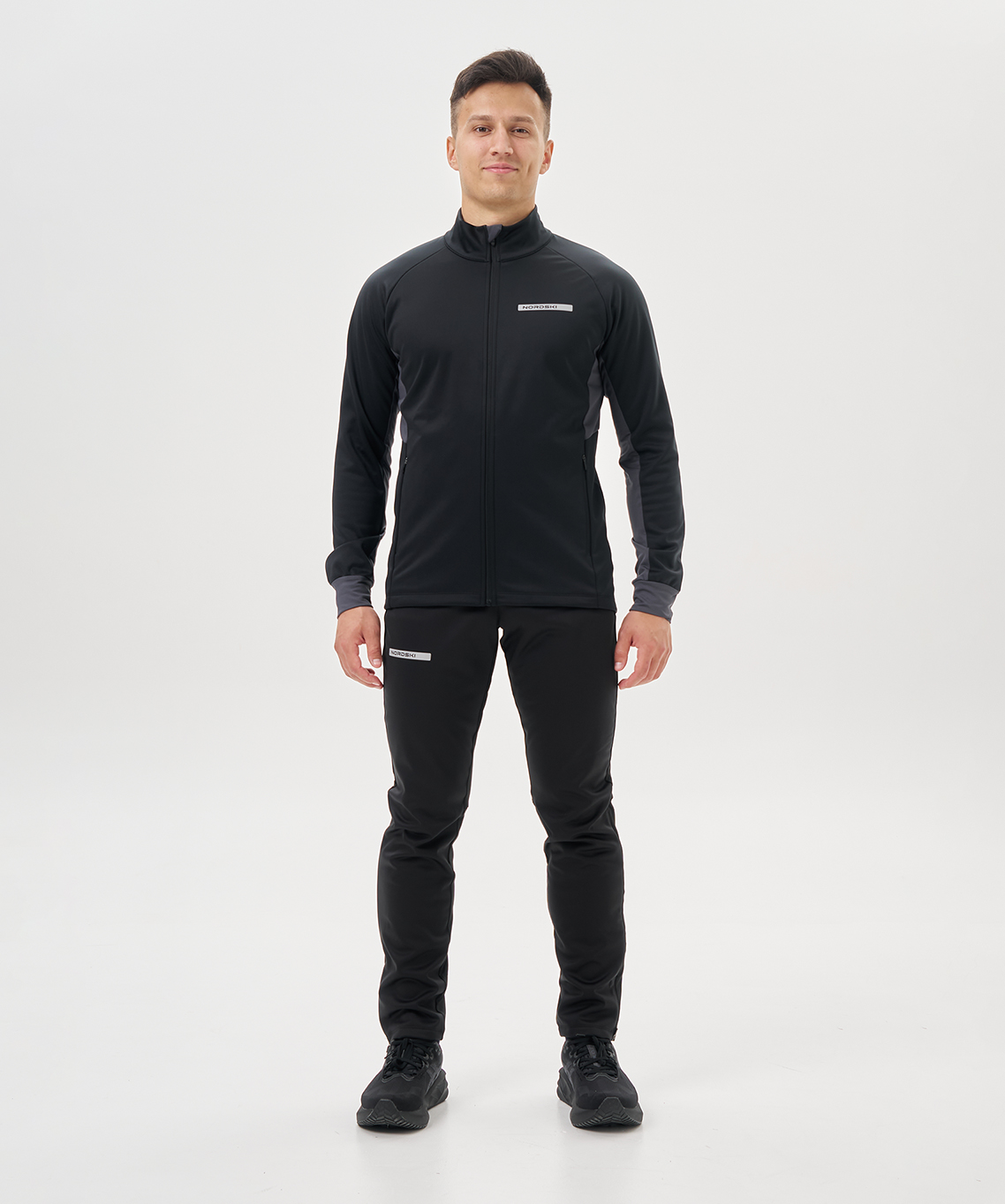 Тренировочная куртка Nordski Core Black/Grey