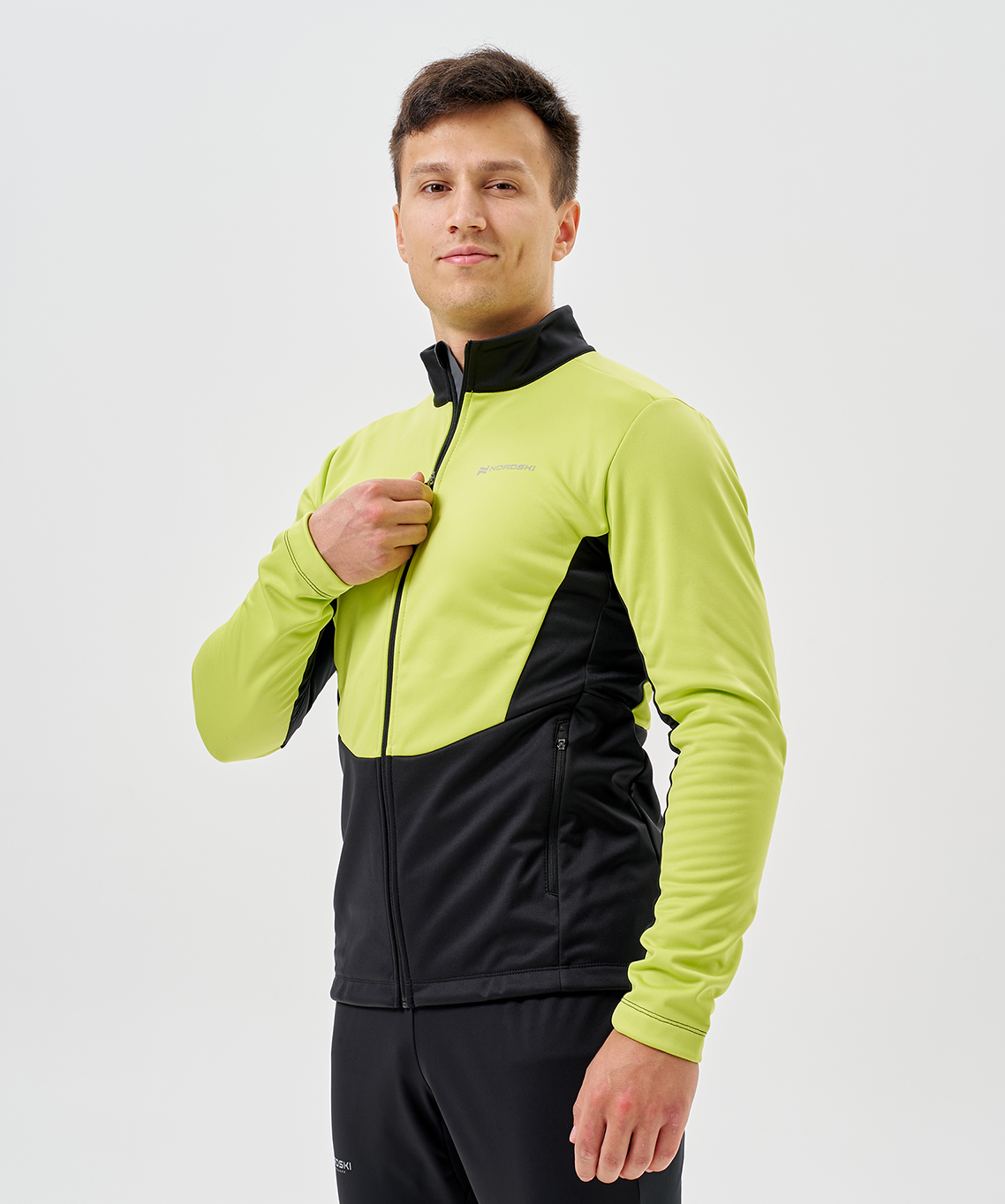 Тренировочная куртка Nordski Advance Lime/Black