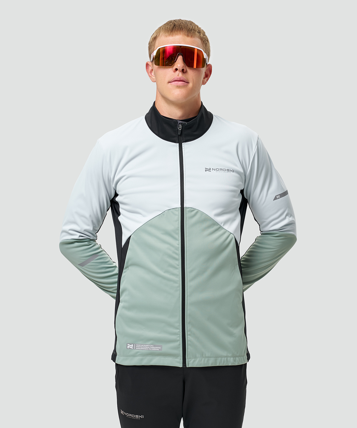 Тренировочная куртка Nordski Pro 2.0 Pearl Blue/Ice Mint/Black