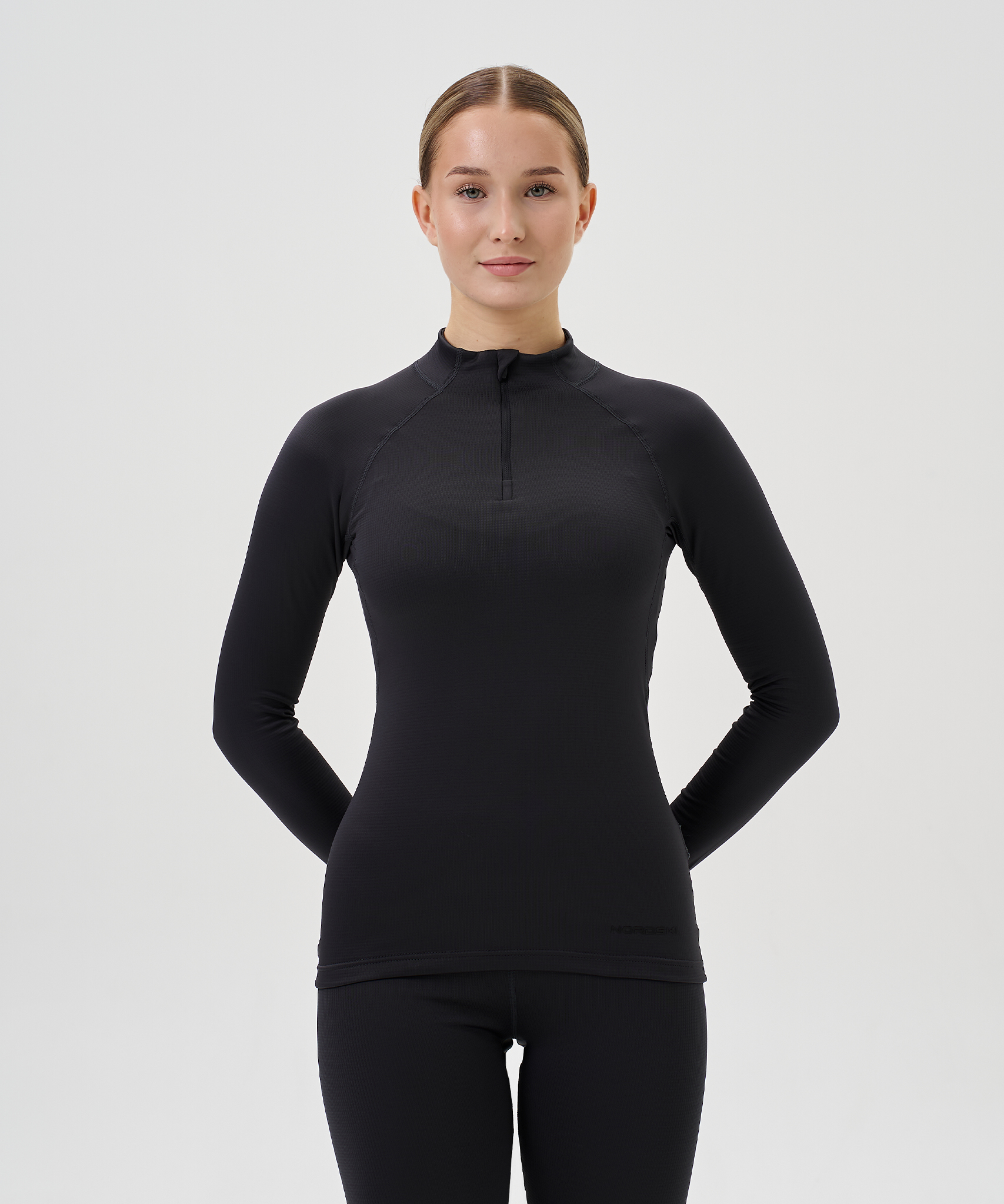 Рубашка Nordski Intense Half Zip Grey W